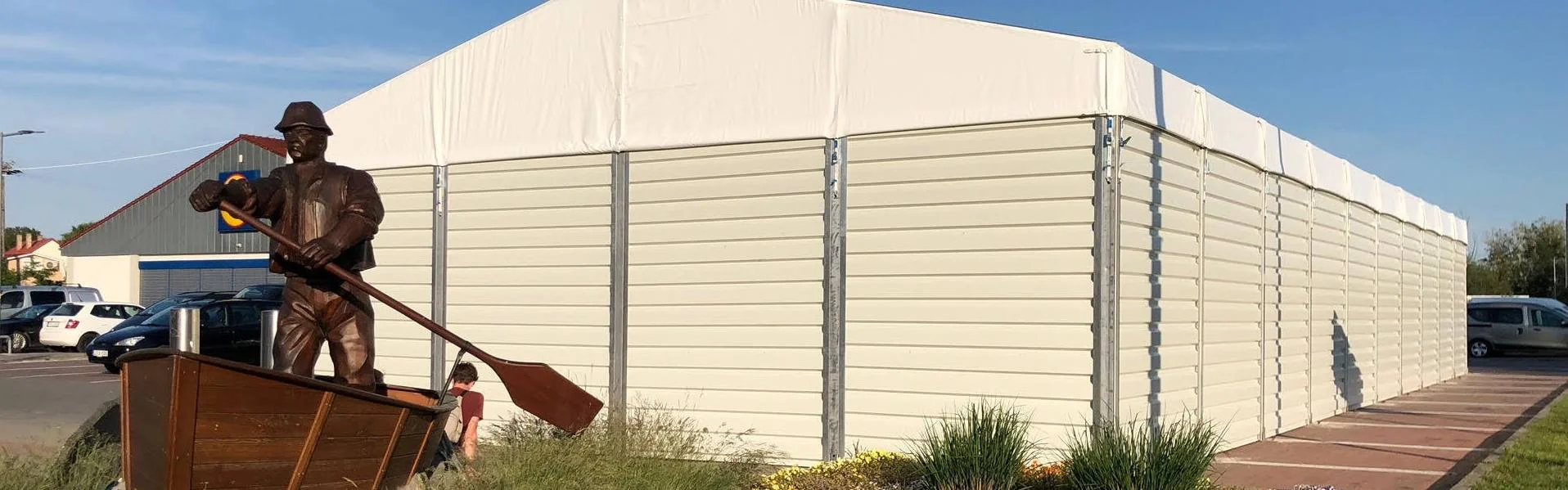 Sátrak raktározáshoz