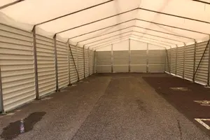 Trapézlemez sátor 10m